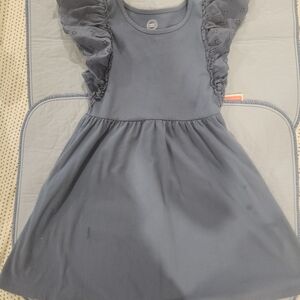 Charming Gray Kids Dress